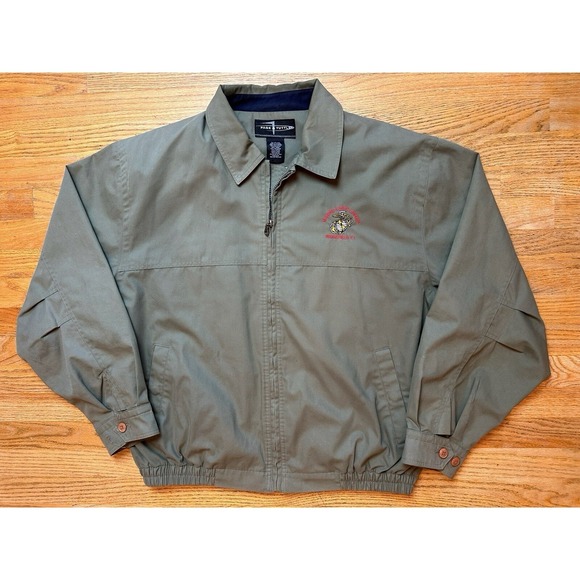 Page & Tuttle Other - Men's XL Vintage Marine Corps League Jacket Olive